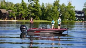 starboard side standing fishing